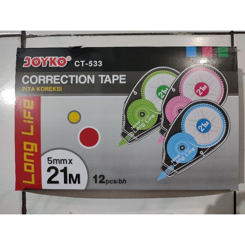 Correction Tape Joyko 21 M