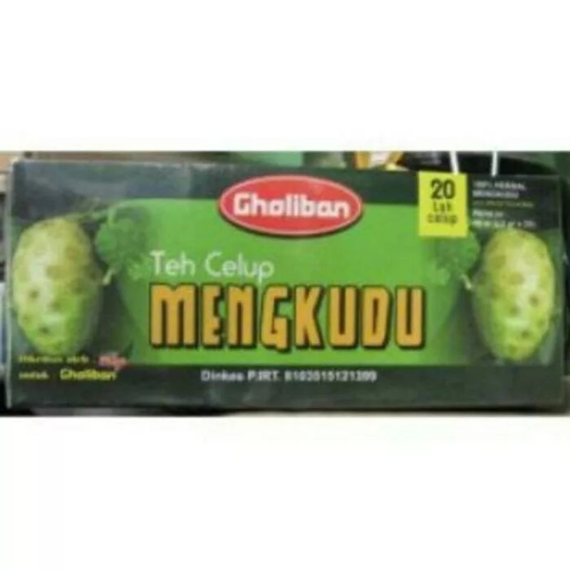 

Teh Celup Mengkudu Gholiban Teh Buah Mengkudu isi 20celup teh