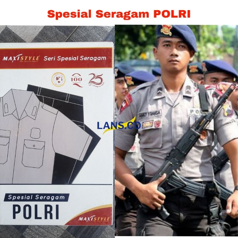 Seragam Polisi RI Kain Seragam POLRI Pakaian Dinas Polisi