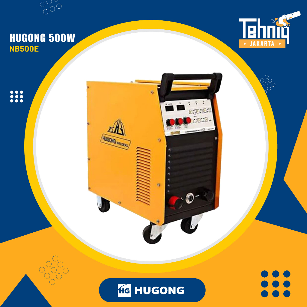 HUGONG INVERMIG 500W NB 500E / HUGONG Mesin Las Listrik MIG NB 500E 500W Inverter Welding