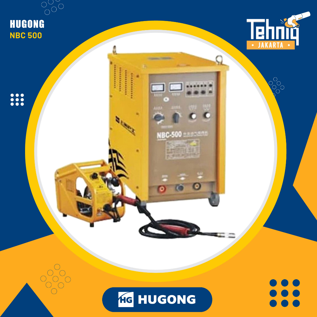 HUGONG MIG NBC 500 Rectifier / Hugong Mesin Las Listrik MIG NBC 500 Welding Machine