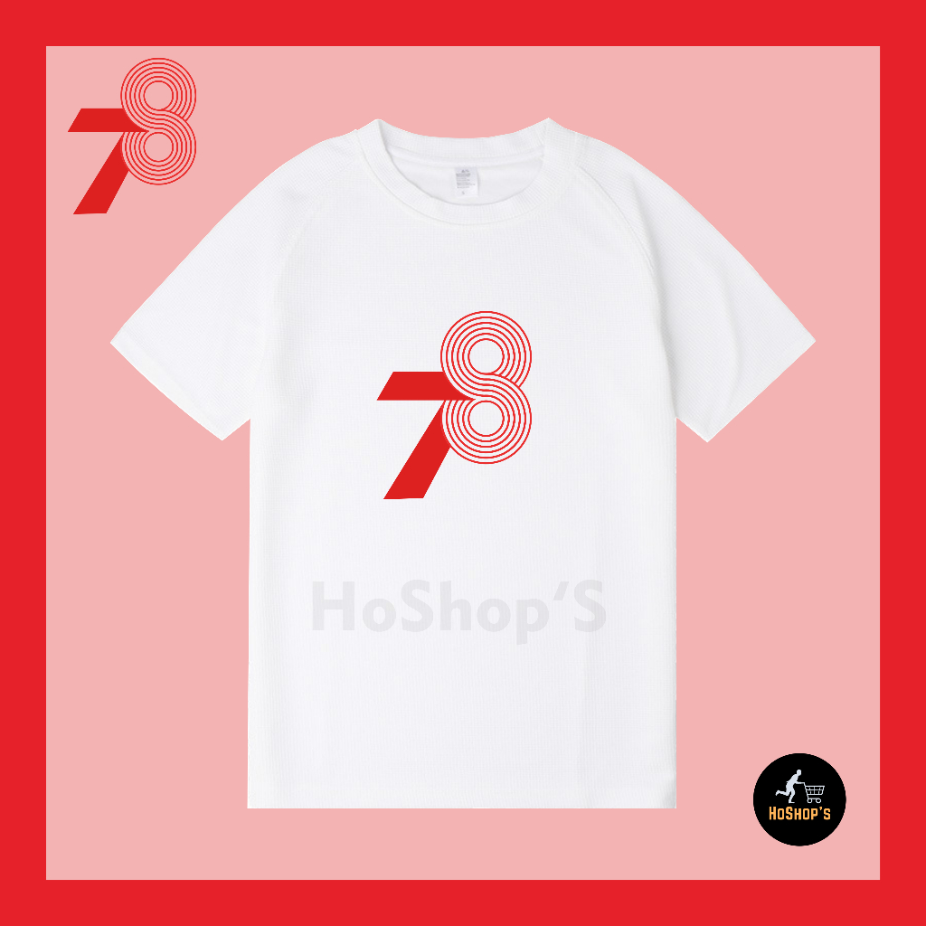 KAOS KEMERDEKAAN HUT RI 78 / KAOS 17 AGUSTUS / KAOS HUT RI
