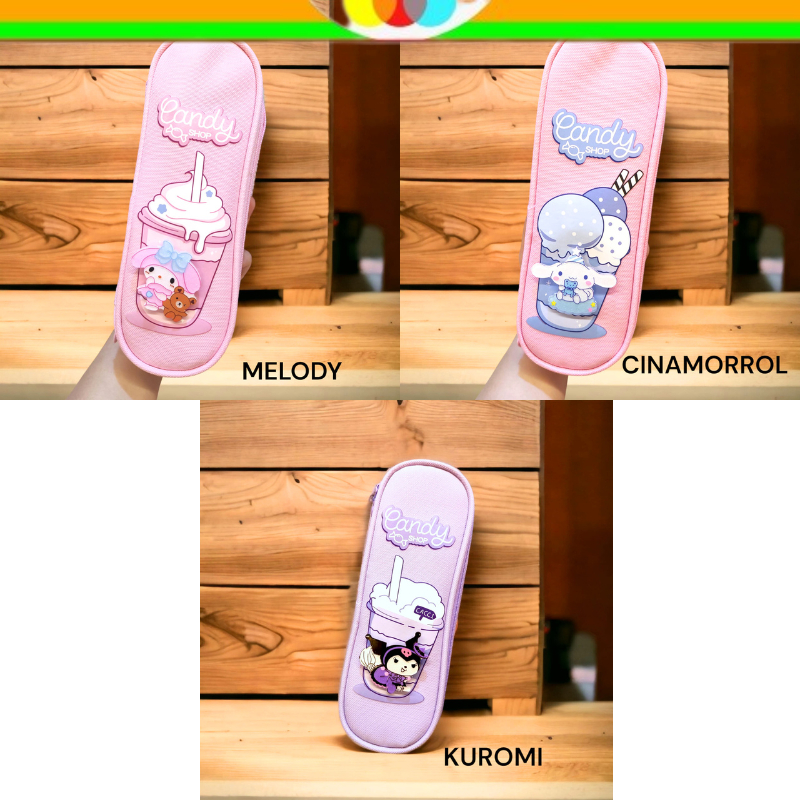 

KOTAK PENSIL KAIN SANRIO PIN LUCU TEMPAT PENSIL LUCU KUROMI PENSIL CASE CINAMORROL PERLENGKAPAN SEKOLAH KADO ANAK KUROMI MELODY @sakimyo