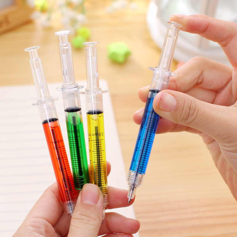 

Pulpen Jarum Suntik 5pcs Pen Pena Souvenir Lucu Alat Tulis Anak 5Pcs Pulpen Jarum Suntik Lucu Korean Syringe Ballpoint