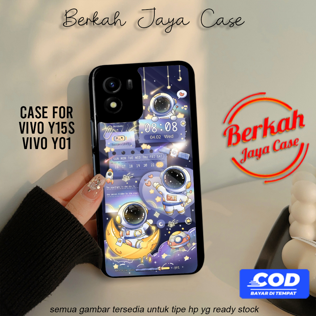 Berkah Case Vivo Y15S Y01 Casing Hp Vivo Y15S Y01 Pelindung Motif Astro Cute 02 Case Lucu Casing Hp 