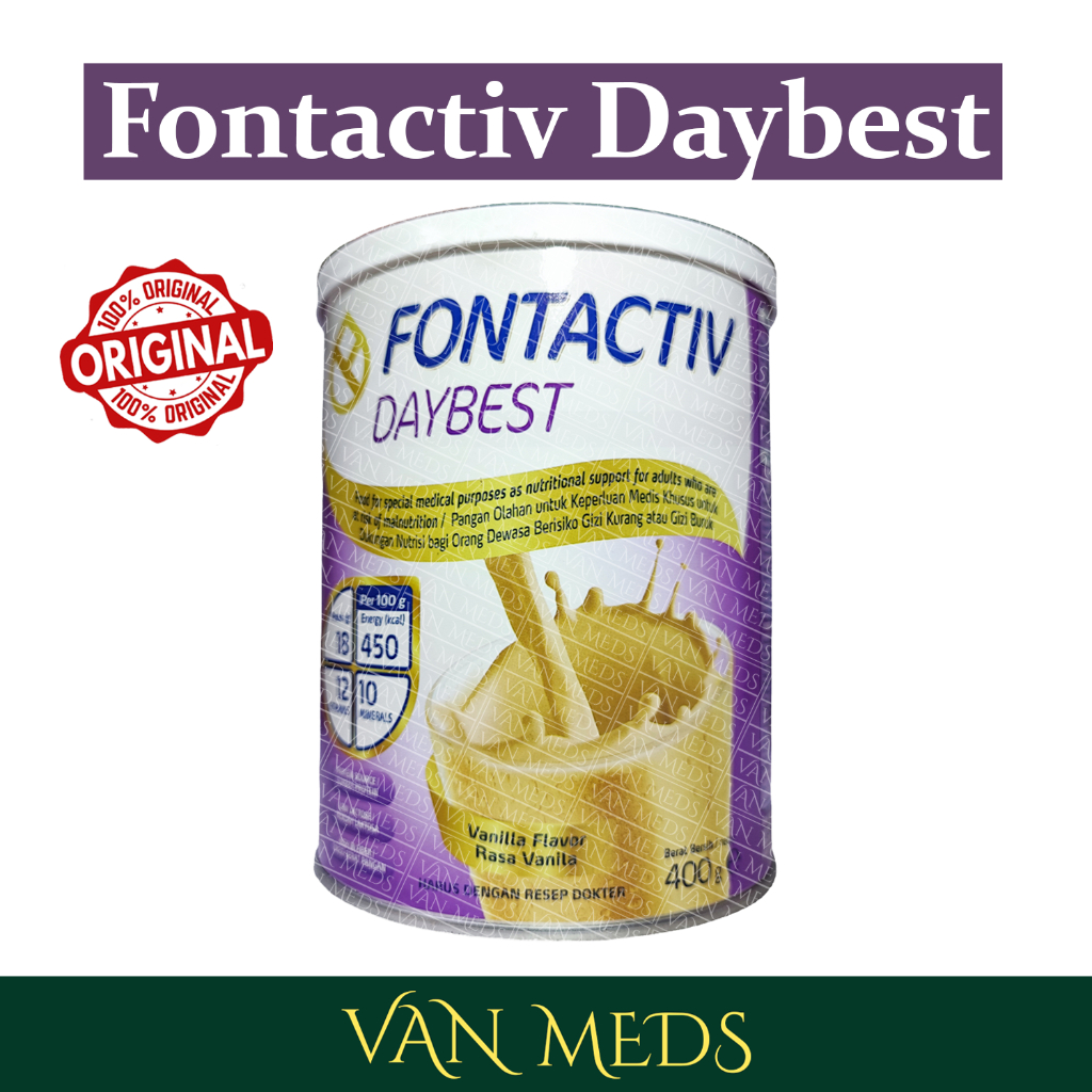 

Fontactiv Daybest 400 GR - Susu untuk Penderita Malnutrisi & Diabetes