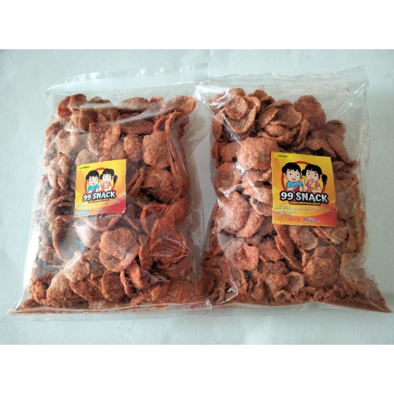 

Camilan Krupuk Basreng Bulat 250gram