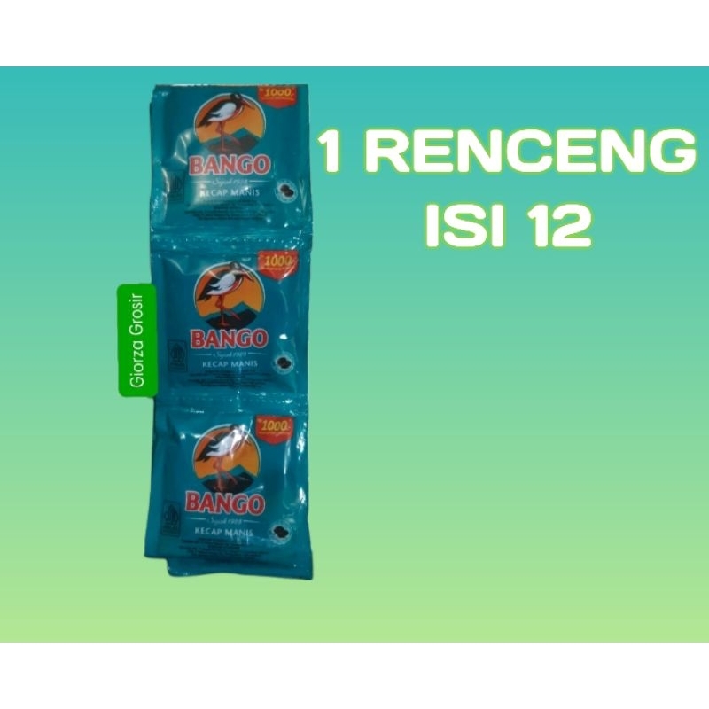 

Kecap Bango sachet 60ml renceng isi 12