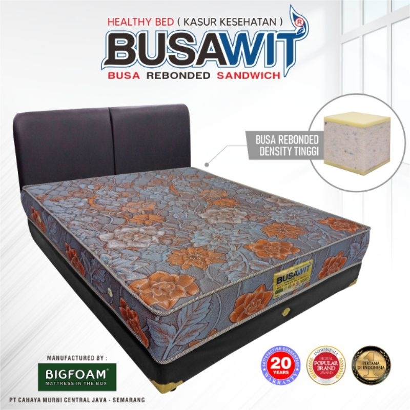 Kasur Busa Busawit Rebonded By Big Foam Ortopedic Bigland