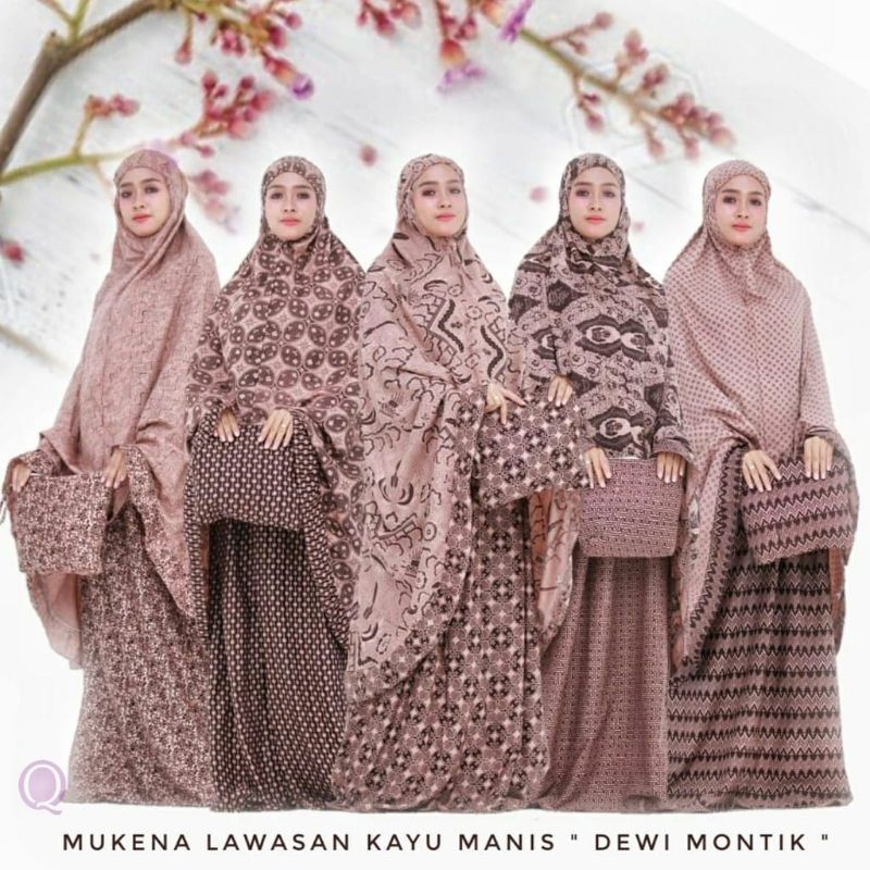 Mukena Jumbo Dewasa Premium Batik Lawasan Denima
