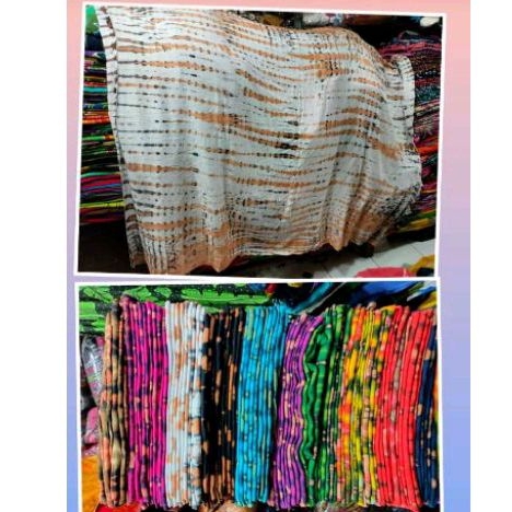 Kain Pantai Tie Dye Bone/kain Bali tie dye tulang