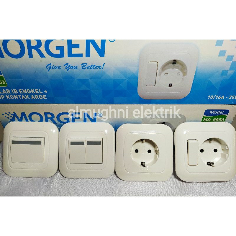 SAKLAR IB MORGEN MODEL PANASONIC /SAKLAR MORGEN /SAKLAR TANAM TEMBOK