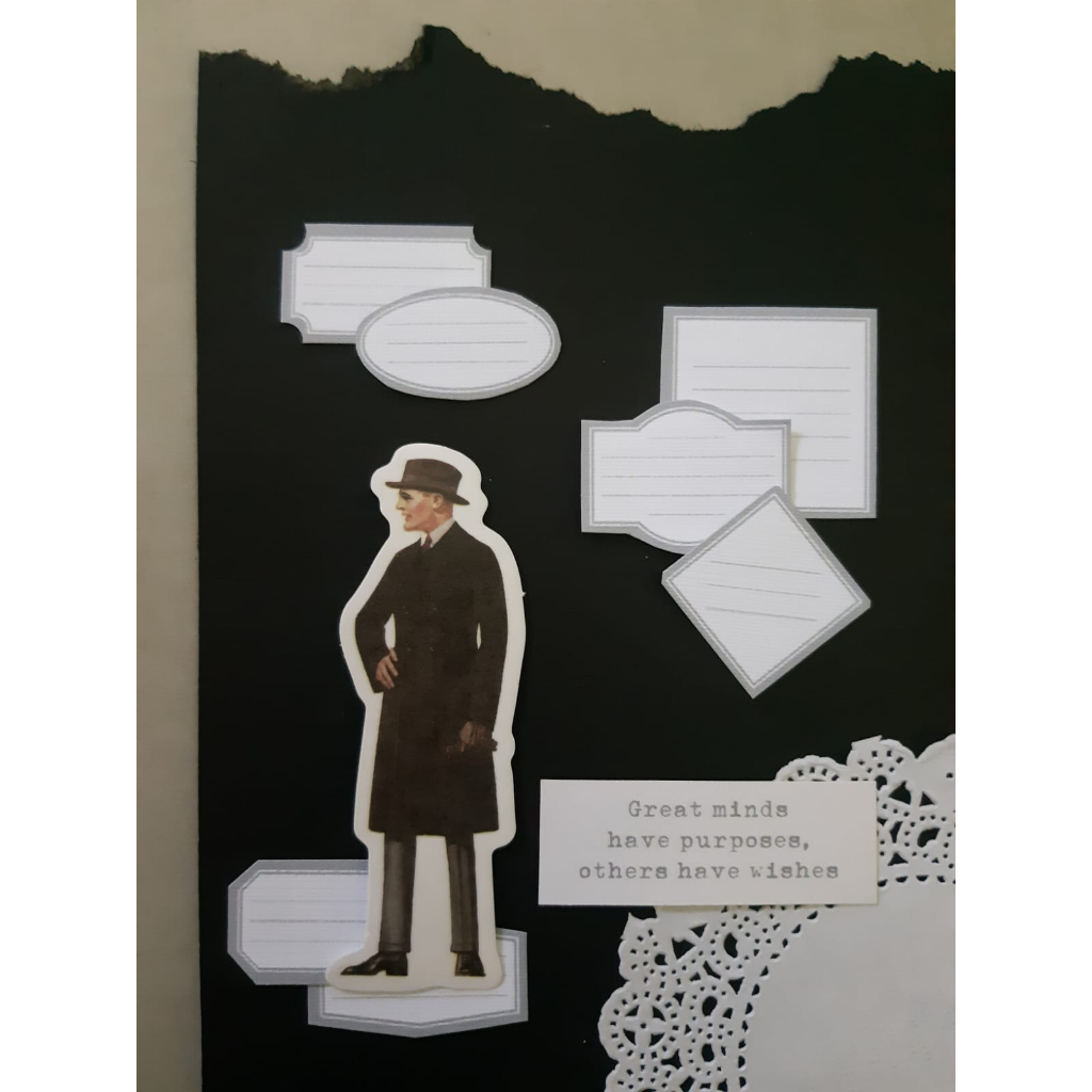 

36 pcs Mini Label Basic for Journal Journaling