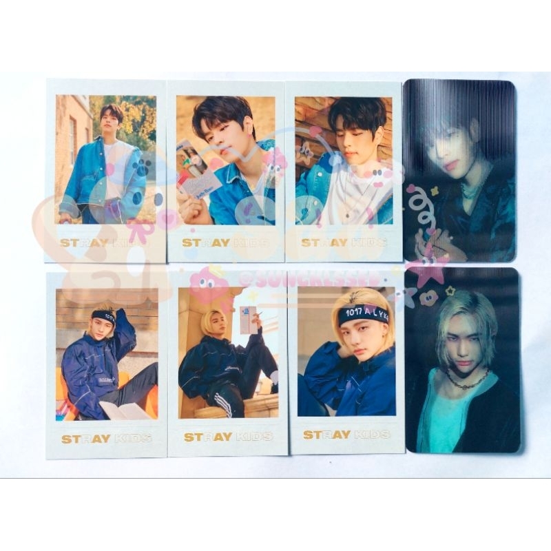 photocard pc pola lenticular beyond unlock go live stray kids hyunjin seungmin