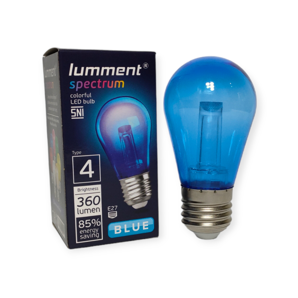 BOHLAM LAMPU LED WARNA BIRU LAMPU DEKORASI LAMPU CAFE LAMPU OUTDOOR