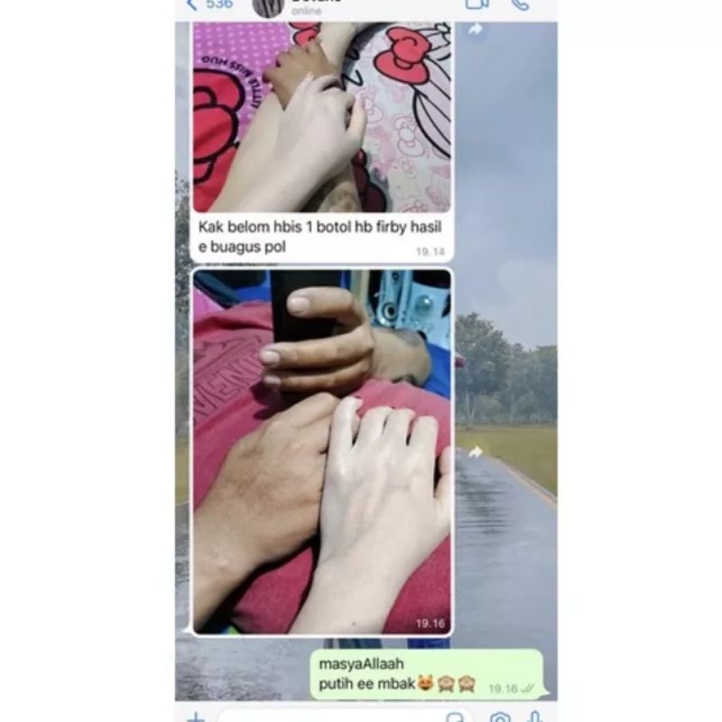 LOTION FIRBY Body Lotion Brightening hb siang BPOM hb pemutih