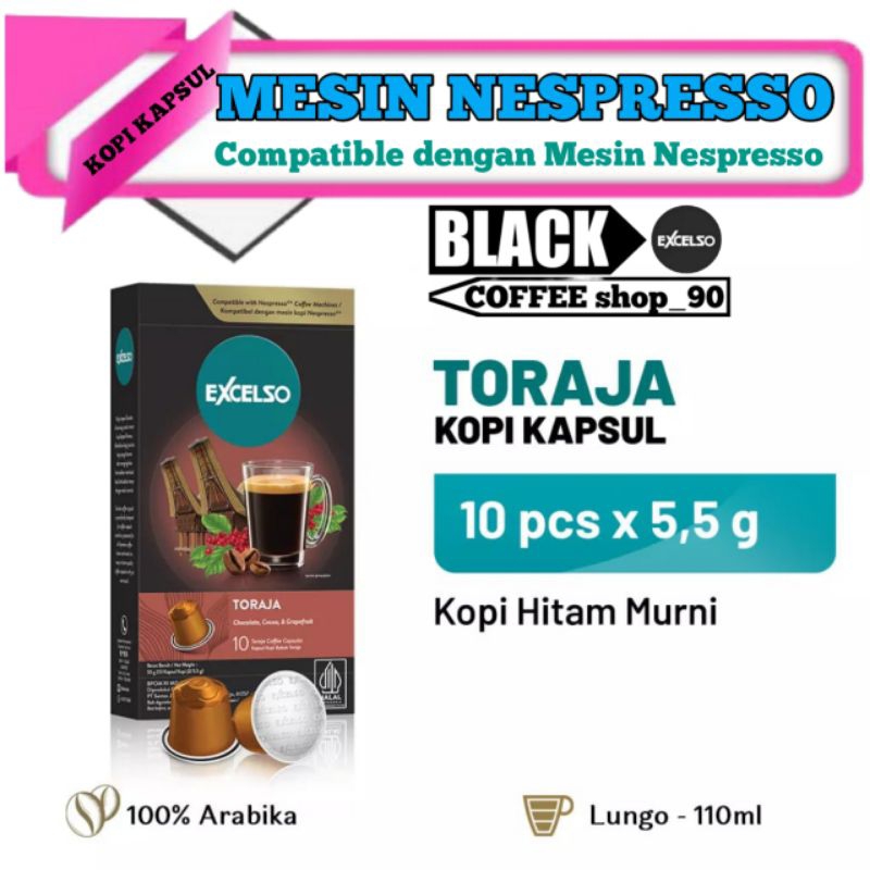 

kopi kapsul Toraja excelso (Nespresso)