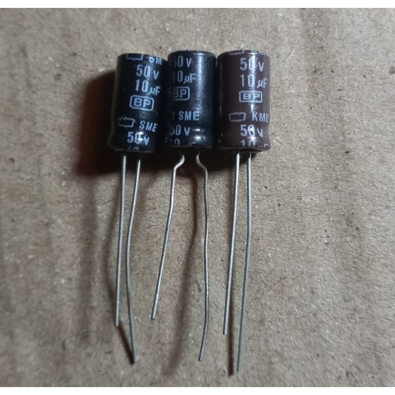 kapasitor asli BP nonpolar 10uf 50v elko elco capasitor 10 uf 50 v non polar bipolar BP