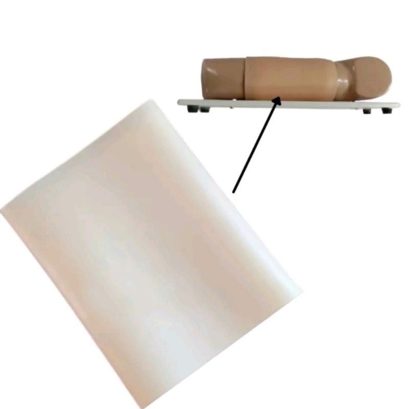 Kulit Lengan Implan / Silicon / Alat Peraga / Phantom Lengan Implan