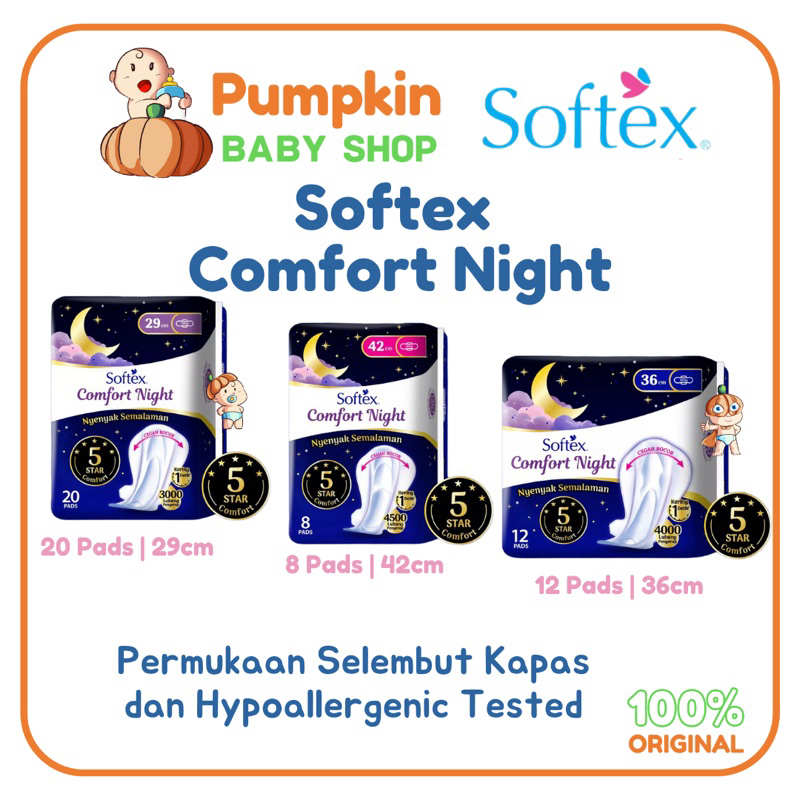 SOFTEX Comfort Night Pembalut - Softex