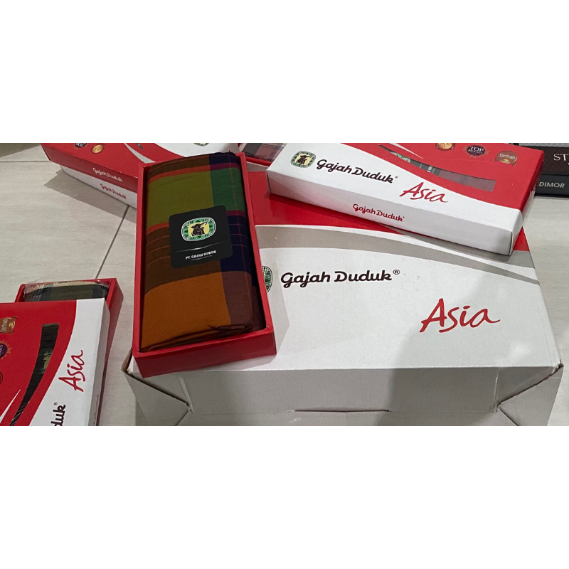 (BISA PILIH WARNA & MOTIV) gajah duduk| gajah duduk asia | gajah duduk kotak kotak| sarung adem