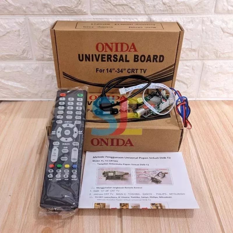 TUNER Digital DVBT2 UNIVERSAL KiT untuk TV tabung 14 - 34"/ LCD LED 15-100"