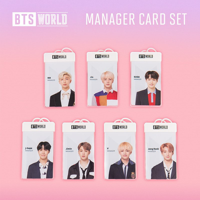 [READY] BTS WORLD FESTA Manager Card Keyring Tote Bag Photocard Badge Lanyard Acrylic Strap