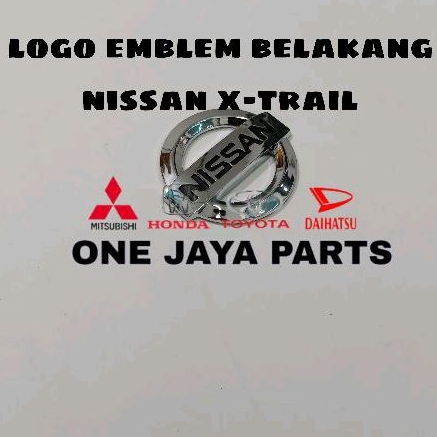 logo emblem belakang nissan x-trail