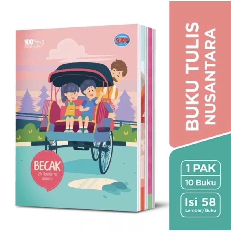 

1Pack Buku Sidu 58Lembar