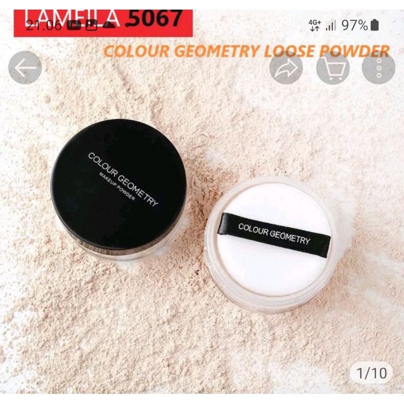 LAMEILA 5067 LOOSE POWDER BEDAK TABUR KONTROL MINYAK