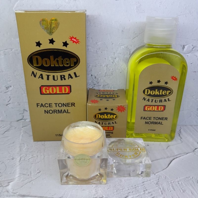 PAKET CREAM DR GOLD DAN TONER 100% ASLI ORIGINAL POM