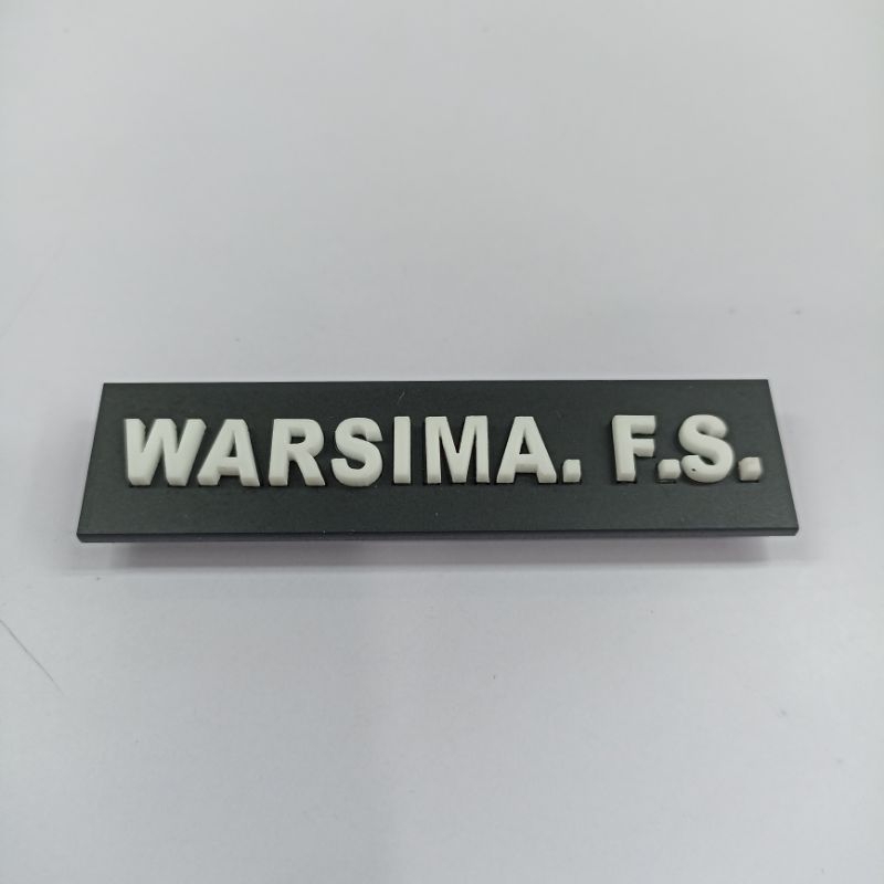 

PAPAN NAMA TIMBUL HITAM DOVE - EXCLUSIVE