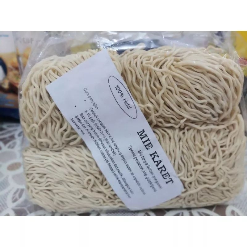 

Mie Ayam Karet Mentah 500 Gram