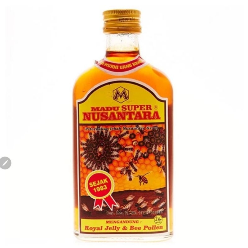 

NUSANTARA MADU SUPER 250ml Royal Jelly Bee Pollen