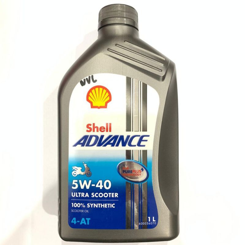 Oli Motor Shell Ultra Scooter Matic 5w 40 Full Synthetic 1 Liter Oli Nmax Aerox PXC Vespa Matic