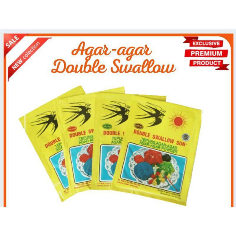 

Agar-agar Double Swallow Sun Kemasan 7gr