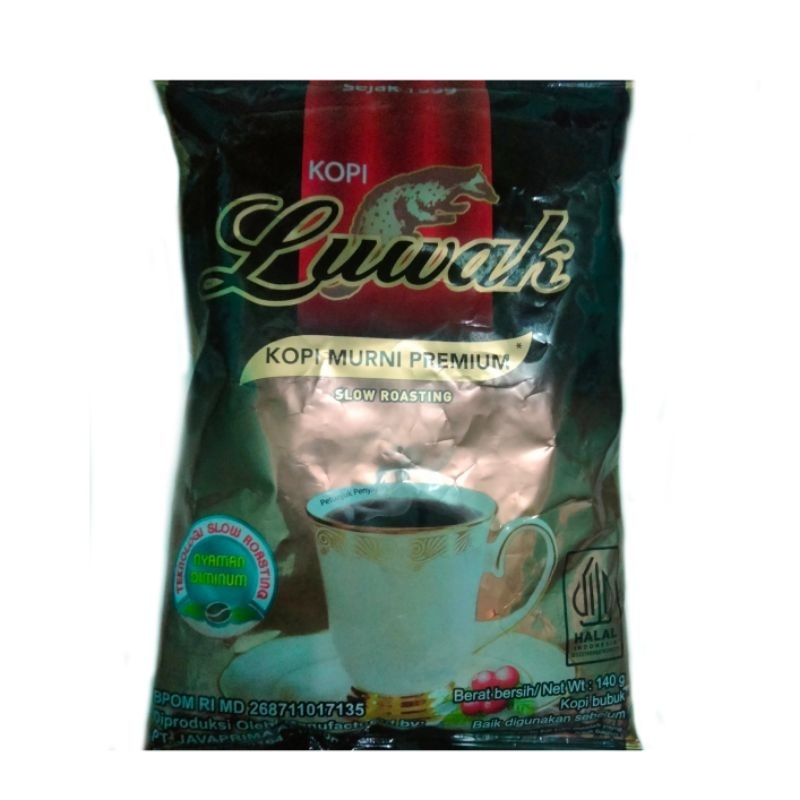 

kopi luwak kopi murni bubuk premium 140gr non gula