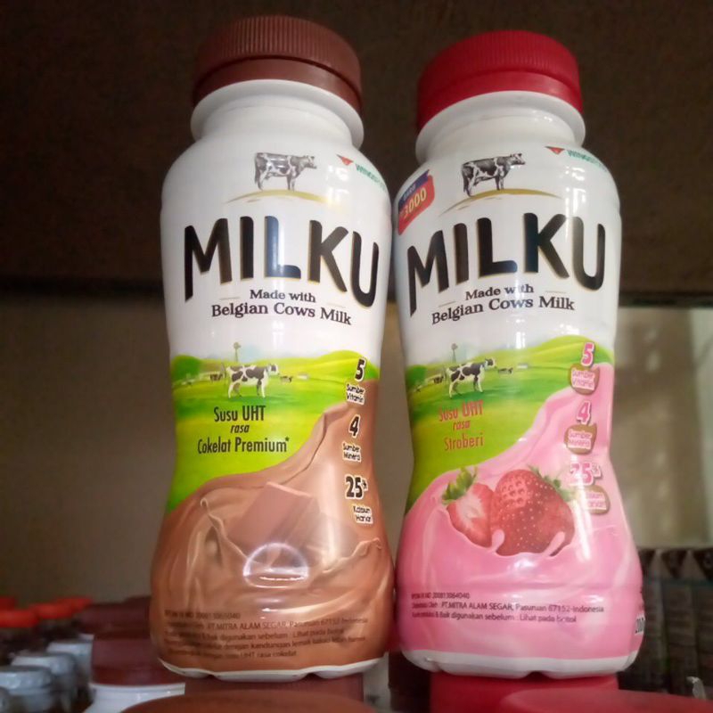 

MILKU SUSU UHT COKLAT & STROBERI 200ml