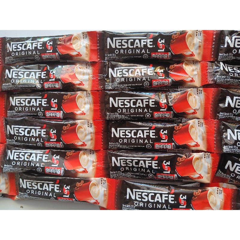 

Nescafe Original 3in1 Kemasan Renceng isi 10 Saset