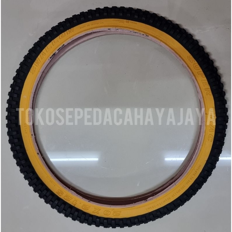 Ban Luar Sepeda BMX Ukuran 20 x 2.125 Swallow KCH