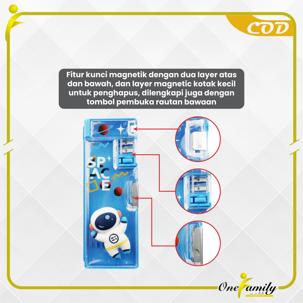 

Jual Produk ONE-A59 Tempat Pensil Anak 3D Timbul Magnetic Multifungsi Alat Tulis Sekolah / Kotak
