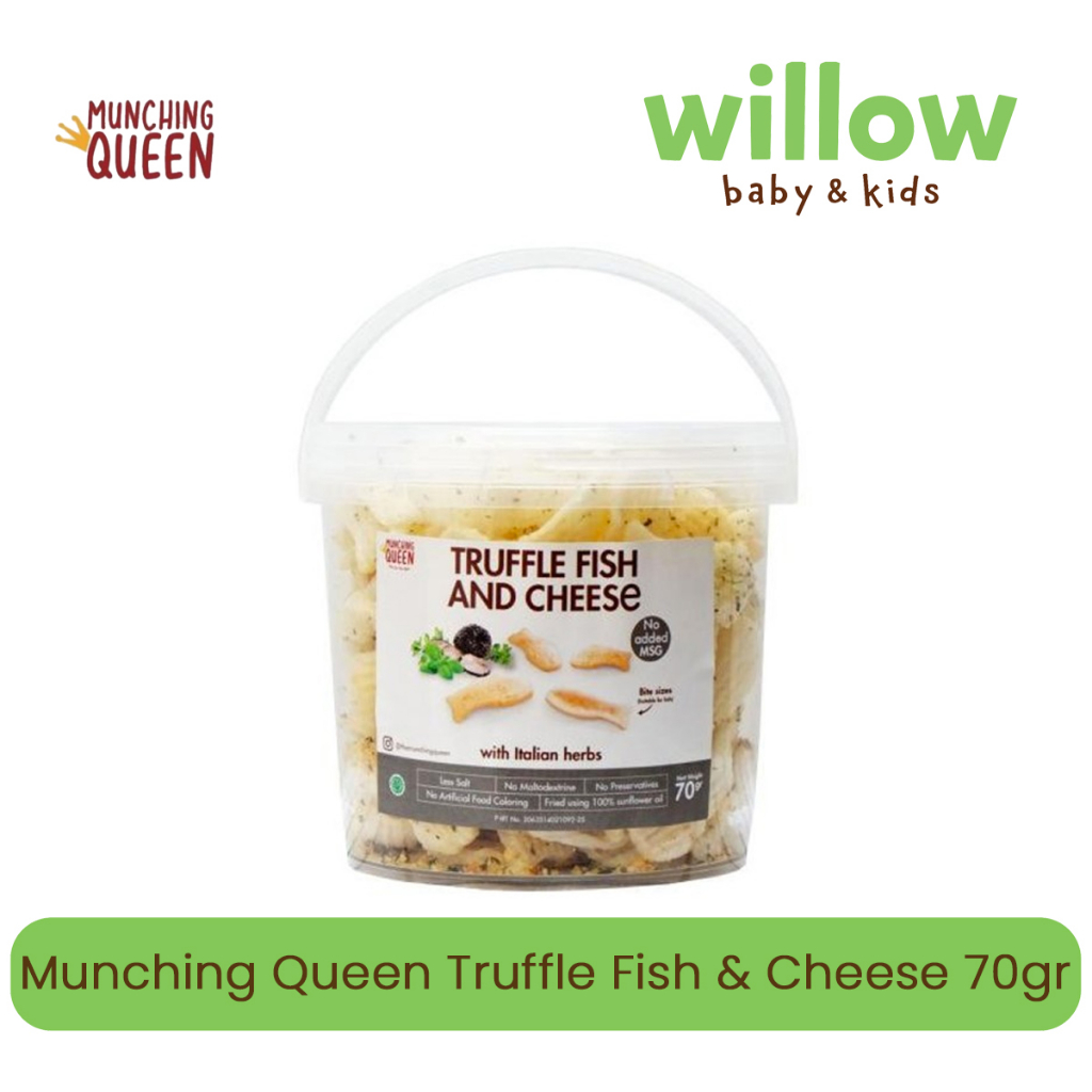 

Munching Queen Truffle Fish & Cheese 70gr