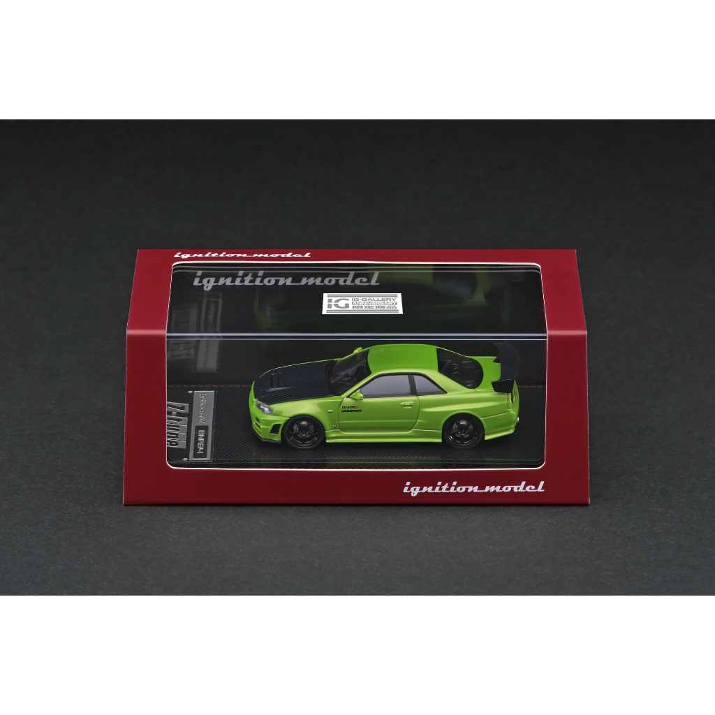 Ignition Model 1/64 IG2126 Nissan Skyline Nismo R34 GT-R Z-tune Green Metallic