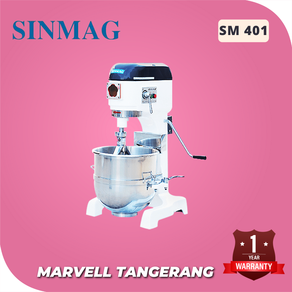 Planetary Mixer SINMAG SM 401 / Mixer Adonan Roti Kue