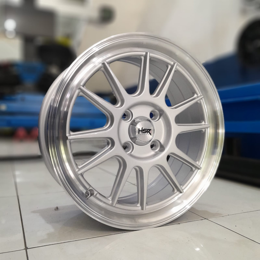 Pelek HSR Ring 15 Singgel PCD Mobil Agya Yaris Vios Dll
