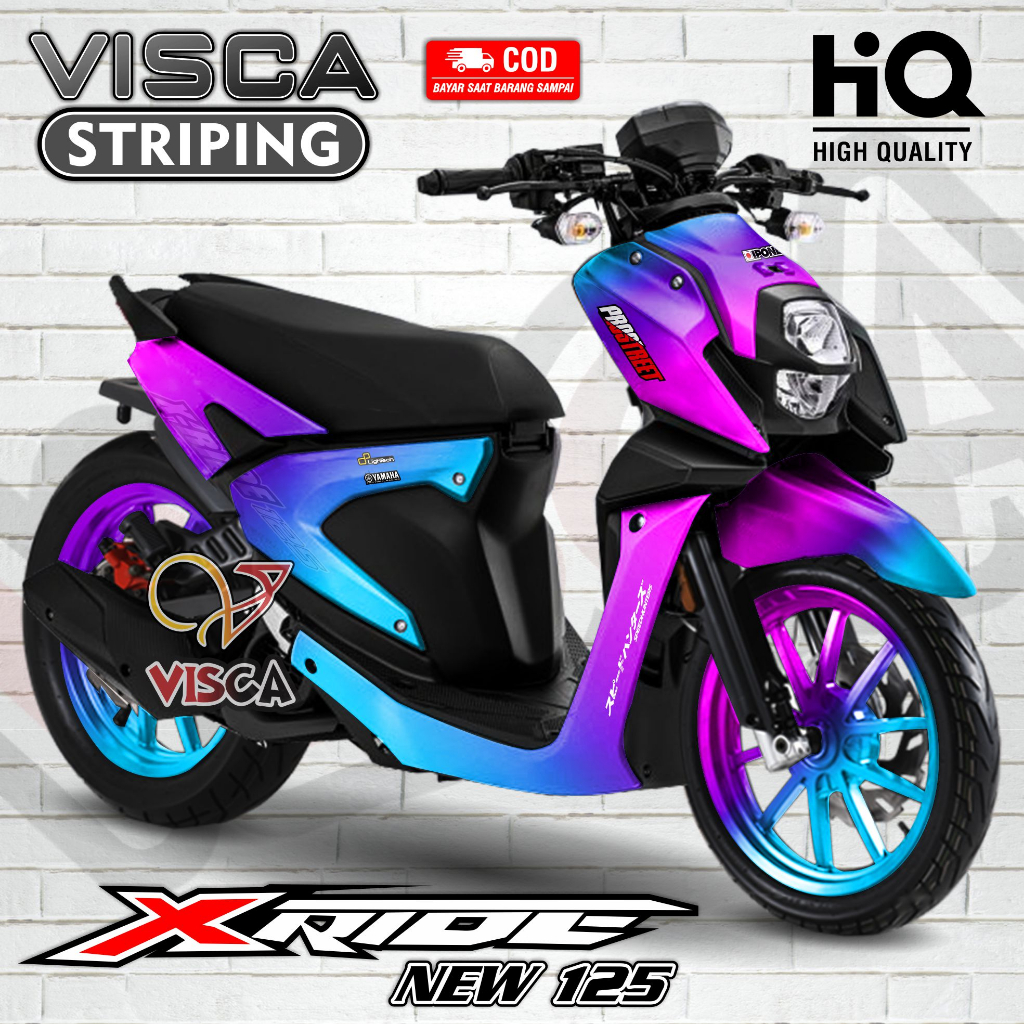 Decal X Ride 125 - Stiker X Ride 125 - Dekal X Ride 125 Full Body - Striping X Ride 125 Variasi - De