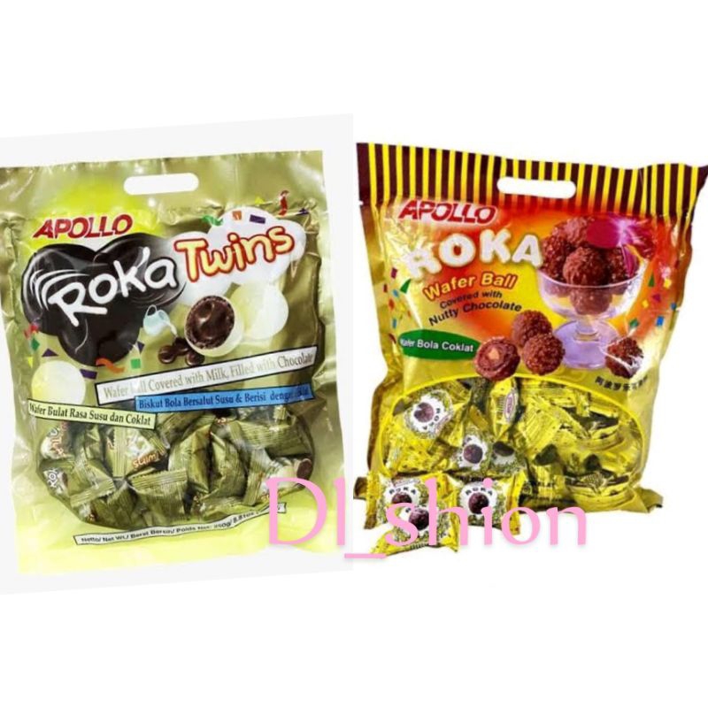 

Apollo Roka Wafer Ball 70 pcs /Apollo Roka Wafer Ball Refill / Biskuit Apollo Roka Bola Coklat / Apollo Roka Susu Coklat