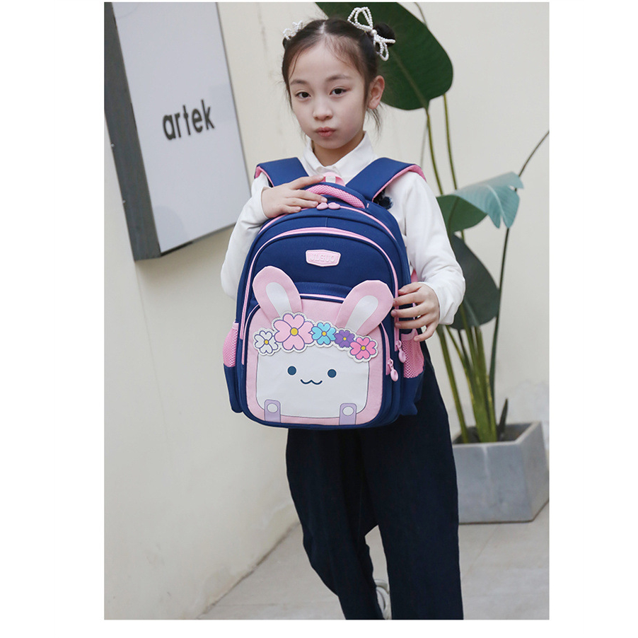 ESTERNAL - Tas Anak Ransel Sekolah Square Rabbit