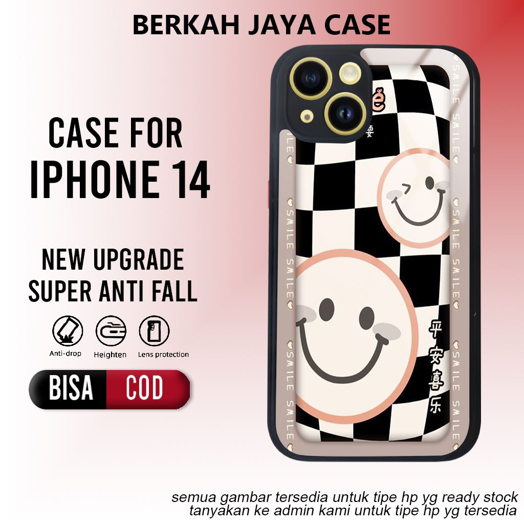 Casing Iphone 14 Estetik Case Iphone Terbaru Terlaris Hardcase Softcase Glossy Cassing Kilau 2d