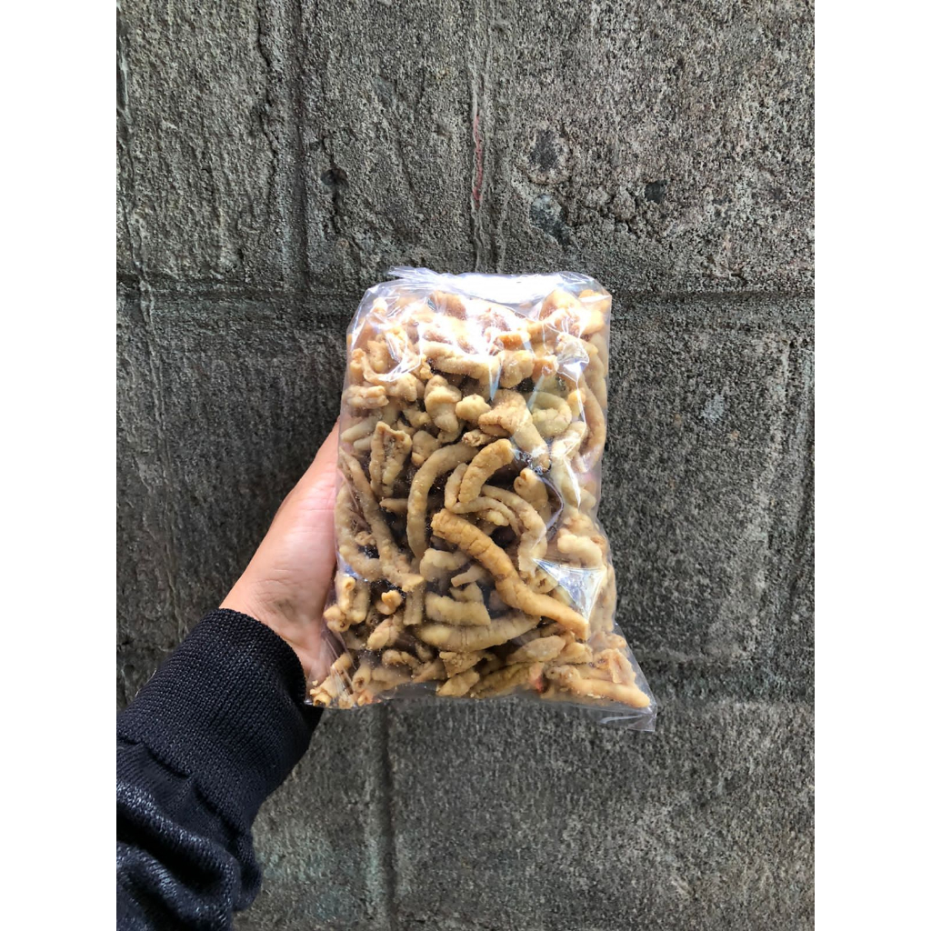 

keripik usus ayam crispy gurih kemasan 250gr